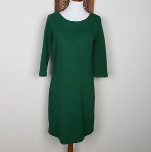 Green Ganni shift dress